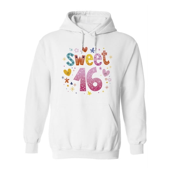 Sweet Sixteen, Hoodie Women -Image by Shutterstock, Female Large