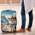thumbnail image 4 of Welcome Fall Western Cowboy Chihuahua Enjoys Majestic Autumn Travel Luggage Cover Dog Lover Gifts Idea Suitcase Dust Protective Decor - 01007, 4 of 5