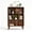 Brown, variant on White Cube Storage Unit, 4-tier Bookcase with 8 Cube Storage Unit, Open Display Bookcase with Removable Back Panels for Living Room, Home Office, Bedroom