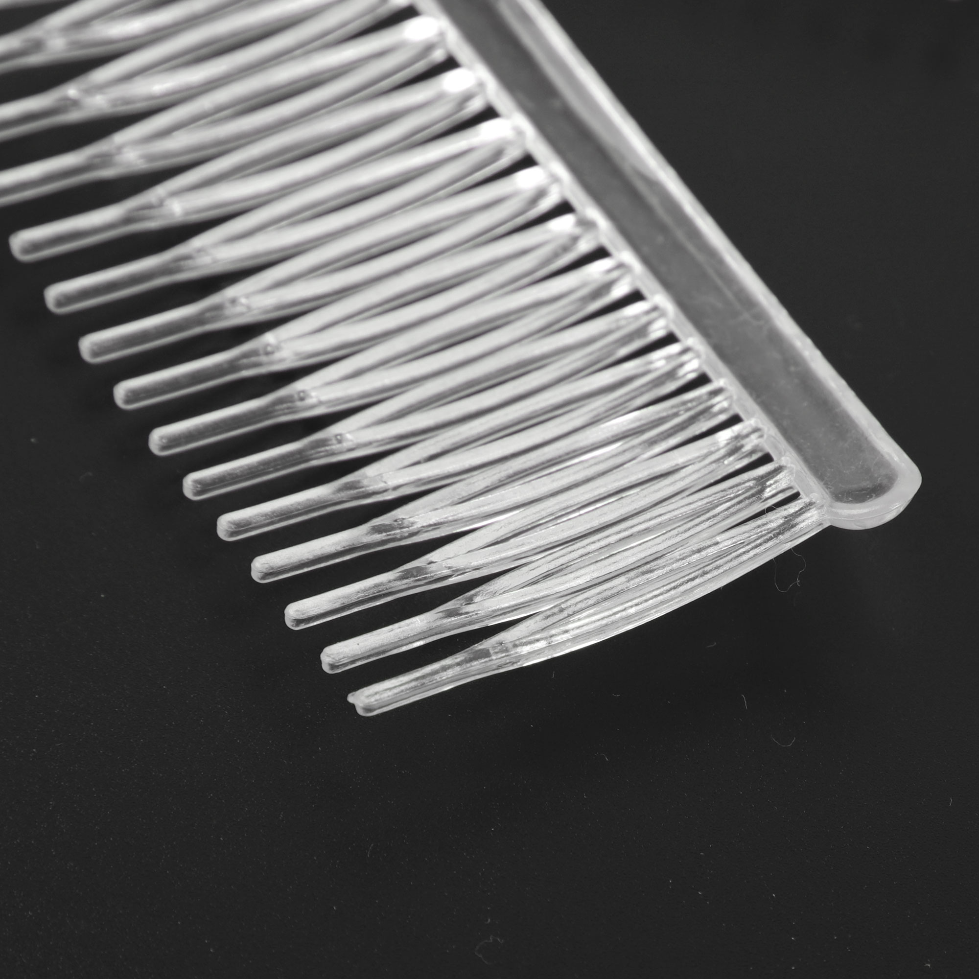 Unique Bargains 8 PCS Clear Plastic Hair Comb Clips Hair DIY Accessories for Women