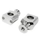 thumbnail image 5 of Abrazadera elevadora de manillar de motocicleta, la altura proporciona una posición de asiento adecuada para 22 mm de plata, 5 of 5