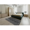thumbnail image 4 of Ahgly Company Indoor Rectangle Patterned Smokey Gray Area Rugs, 6' x 9', 4 of 6
