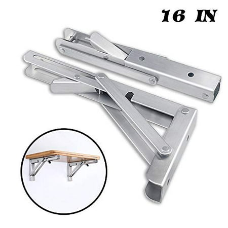 Folding Shelf Brackets Heavy Duty Stainless Steel Collapsible Bracket For Bench Table Space Saving Diy Max Load 550lb ï¼long 16 2 Pcsï¼ Canada - Diy Folding Shelf Table Folding Shelf Brackets Heavy Duty Stainless Steel Collapsible Bracket For Bench Table Space Saving Diy Max Load 550lb ï¼long 16 2 Pcsï¼ Canada - Diy Folding Shelf Table