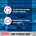 thumbnail image 4 of Colchoneta Spri Pro Fitness de 12 mm, gruesa para hacer ejercicio en el suelo, sentadillas, flexione, 4 of 4