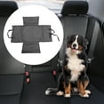 thumbnail image 2 of Unique Bargains 1 Pc Double Waterproof Car Seat Cover for Pet Dots Pattern Black, 2 of 6