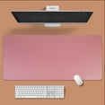 thumbnail image 3 of Large Mouse Pad with Cork Bottom, Non-Slip Design for Office & Gaming, Soft Leather Surface, Desk Protector for Home, Work, Kitchen Use, 1 Pack, 3 of 5