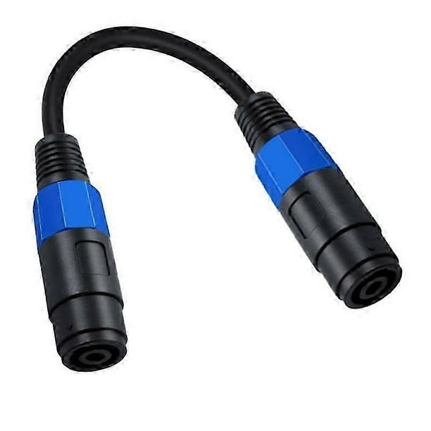 Speakon Female to Speakon Female Adapter Extension Cable 18 AWG Audio Cable