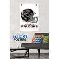 thumbnail image 2 of NFL Atlanta Falcons - Drip Helmet 20 Wall Poster, 22.375" x 34", 2 of 3