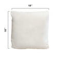 thumbnail image 4 of Cheer Collection Set of 2 Hollow Fiber Filled Couch Pillows, 18" x 18" - White, 4 of 4