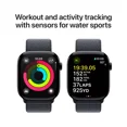 thumbnail image 4 of Restored Apple Watch Series 10 GPS 46mm Jet Black Aluminum Case with Sport Loop - Refurbished Fair, 4 of 4