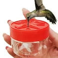 thumbnail image 2 of Gallickan Handheld Hummingbird Feeders, Small Bird Feeder with Perch Plastic Bird Feeder Mini Hand Feeding Tools for Outdoor Supplies, Red, 2 of 9