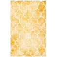 thumbnail image 3 of Safavieh Dip Dye Calanthe Geometric Wool Area Rug, Gold/Ivory, 6' x 9', 3 of 9