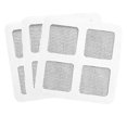 thumbnail image 2 of Teqhome 4inch 75pcs Disposable Shower Drain Hair Catcher Mesh Stickers Floor Drain Sticker Disposable Drain Filter Hair Trap Sticker, 2 of 9