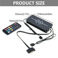 thumbnail image 2 of Apooke ARGB PWM Fan Hub 5V 3PIN ARGB 4PIN PWM RGB Case Fan Hub Controller SATA Power Input 8 Port Adapter for ARGB PWM Fan, 2 of 13