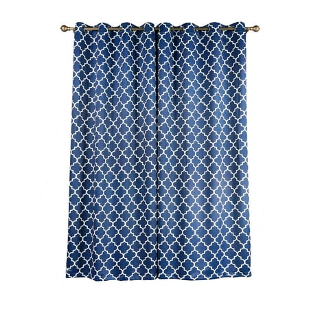 Balsacircle 52 X 96 Inch Lattice Design Curtains Drapes Panels