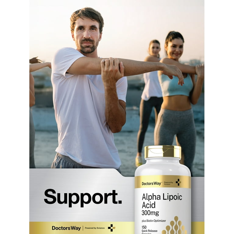 Alpha Lipoic Acid 300mg | 150 Capsules | with Biotin Optimizer