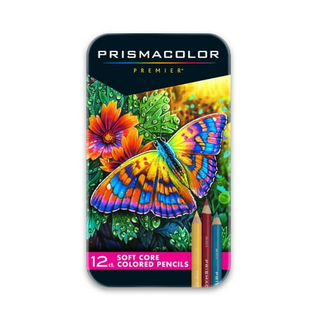 Prismacolor Premier Colored Pencils, Soft Core, 12 Count