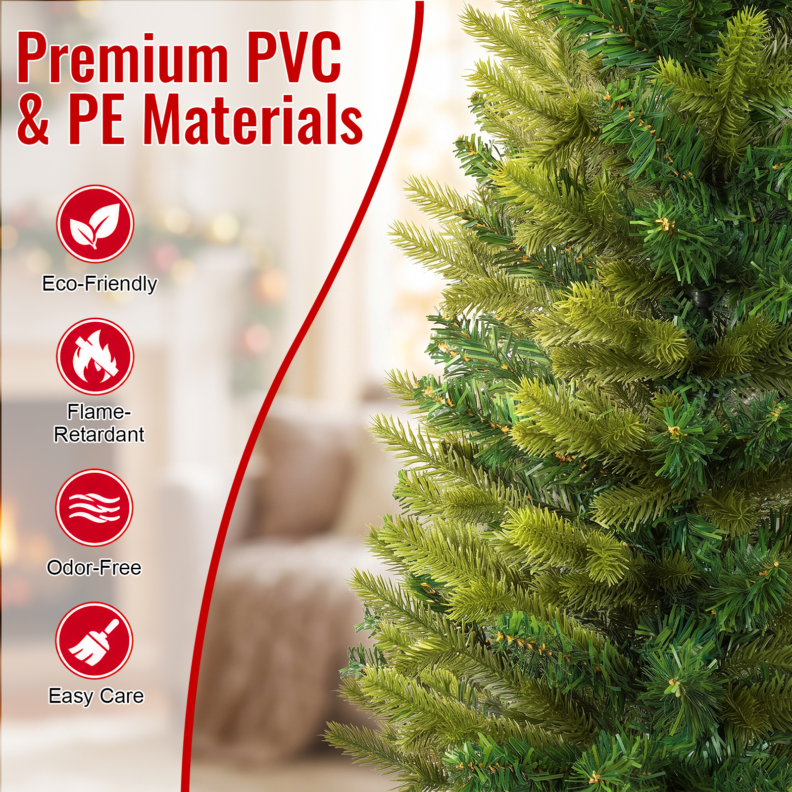 Yexmas 2-Pack 3 Ft Potted Christmas Trees photo 5