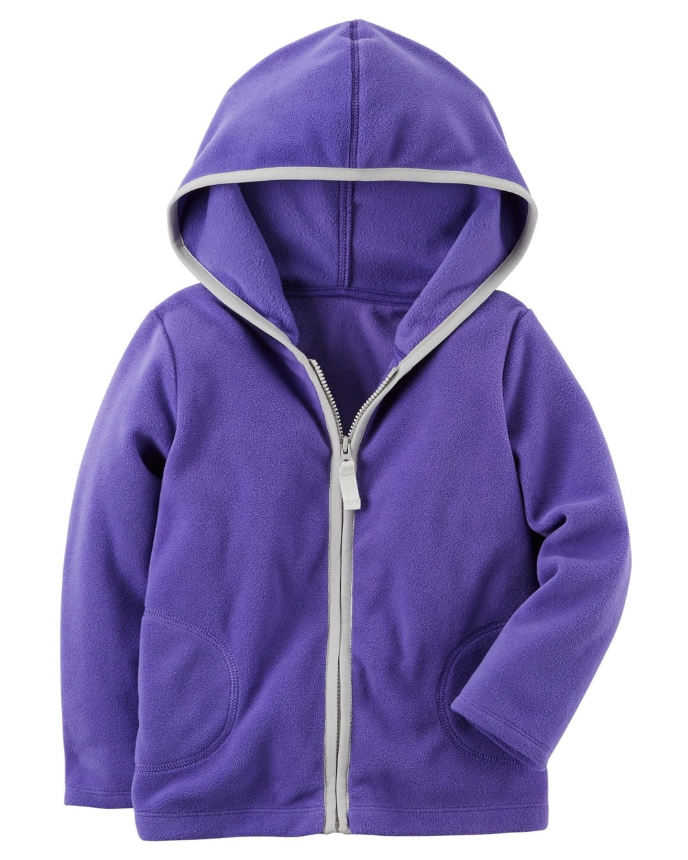 girls zip up fleece