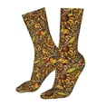 thumbnail image 5 of Cauagu Vintage Sunflower and Corn Autumn Pattern Fun Novelty Crew Socks,Casual Athletic Socks Neutral Socks Cozy Crew Socks Christmas Gift, 5 of 7