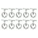 thumbnail image 1 of 20 piezas OT hebilla de palanca accesorio de joyería en forma de corazón de acero inoxidable para manualidades DIY, 1 of 5
