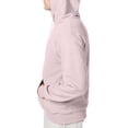 thumbnail image 3 of Hanes Ultimate Cotton Men's Fleece Pullover Hoodie, Warm Cozy Hooded Sweatshirt, Pale Pink, L, 3 of 6