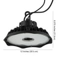 thumbnail image 5 of 12 in. 200-Watt Integrated LED Motion Sensor High Bay Indoor/Outdoor UFO Light with 26000 Lumens 5000K, Black, 5 of 5