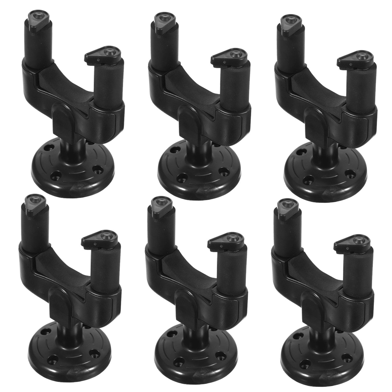 STRANDCHIC 6- Mounted Guitar and Bass Display Brackets Holder for Secure Musical Instrument Storage