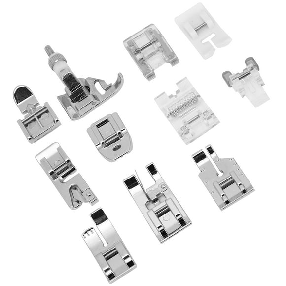 Piezas de máquina de coser, 11 piezas/juego de máquina de coser doméstica, accesorio de costura, prensatelas, claridad notable