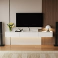 thumbnail image 1 of FloatiCasa 47-Inch High Gloss Floating TV Stand, Wall-Mounted Entertainment Center, for TVs up to 50", 1 of 14