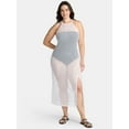 thumbnail image 2 of Time and Tru Women's and Women's Plus Halter Swim Coverup Dress. Sizes XS-3X, 2 of 2