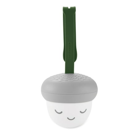 Skip Hop Glow with Me Portable Acorn Sound Machine for Baby Sleep, Gray
