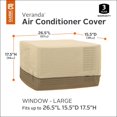 thumbnail image 3 of Classic Accessories Veranda Water-Resistant 26.5 Inch Window AC Cover, 3 of 6