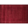thumbnail image 1 of Ahgly Company Indoor Rectangle Contemporary Red Abstract Area Rugs, 2' x 4', 1 of 6