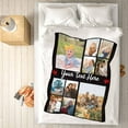 thumbnail image 4 of Custom Blankets with Photos, Personalized Picture Throw Blanket, Music Song Style Wedding Anniversary Birthday Customized Gifts for Couples Boyfriend Girlfriend Sister, 4 of 6