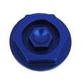 thumbnail image 1 of 7602 Racing Front Axle Nut Blue For TM, Husqvarna, KTM, 1 of 1