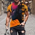 thumbnail image 1 of Blusas y camisas de manga corta y cuello redondo para hombre, estilo casual, con estampado del Día de San Patricio, para hombre, para fitness, deportes, pantalones cortos, camisetas, blusas de poliést, 1 of 5