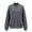 Gray, variant on Womens Corduroy Bomber Jacket Lightweight Casual Ribbed Crew Neck Long Sleeve Zip Front Jacket Coats Comfort Loose Fit Short Layering Outerwear with Pockets