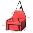 thumbnail image 4 of Mascota Perro Gato Asiento De Coche Perrera Perrito Cinturón Seguro Booster Carrier Estable rojo Salvador Portador del asiento seguro para el automóvil, 4 of 10