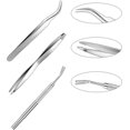 thumbnail image 5 of Tick Removal Tool Kit, Include 3 Pieces Plastic Removers, 3 Pieces Stainless Steel Tweezers With Comb For Dog And Cats, 5 of 5