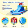 thumbnail image 5 of JOYLDIAS Kids Inflatable Water Slide Bouncer Playhouse Castle with 3 Water Guns, Splash Pool, Climbing Wall, Basketball Hoop, Bag, Air Blower, 5 of 9