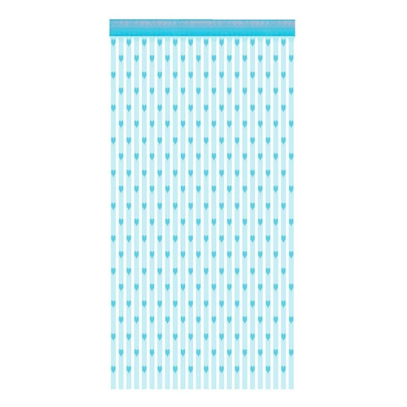 (Clearance) pdqouc Window Curtain Drapes Scarf Decor, Lace Door Srting Curtain Warm Sheer Curtains Decorative Door String Curtain Heart Beads Wall Panel Fringe Window Divider Flat Tassel Curtain