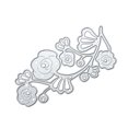 thumbnail image 1 of Cuadros Decorativos Juego de herramientas de decoración de plantillas artesanales hechas a mano de rosas troquel de corte-138483 Wdftyju embutido en tela, 1 of 6