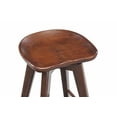 thumbnail image 6 of Boraam Bali Backless Swivel Rubberwood Counter Stool in Cappuccino Finish, 6 of 7