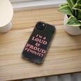thumbnail image 5 of DistinctInk Clear Case for Apple iPhone 13 Pro MAX (6.7" Screen) - I'm a Loud & Proud Feminist, 5 of 9