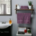 thumbnail image 5 of Superior Hymnia Egyptian Cotton Hand Towel Set, Plum, 5 of 7