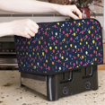 thumbnail image 7 of Balery Colored Balloons Pattern Oven Cover Kitchen Bread Machine Protector, 4 Slice Toaster Cover for Home, Anti Dust Fingerprint Coaster Cover, 7 of 7