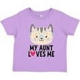 thumbnail image 3 of Inktastic My Aunt Loves Me Niece Cat Girls Toddler T-Shirt, 3 of 5