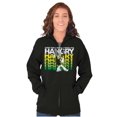 thumbnail image 3 of Popeye Sorry I Was Hangry Funny Retro Zip Up Hoodie Men's Women's Brisco Brands M, 3 of 6