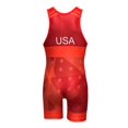 thumbnail image 3 of Singlete de Lucha Matman The Spangled Rojo Talla Extra Grande, 3 of 4